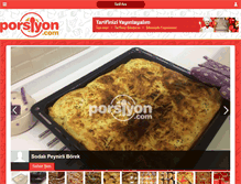 Tablet Screenshot of porsiyon.com